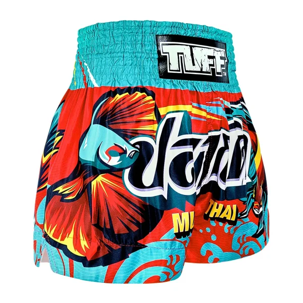 A pair of TUFF Muay Thai Shorts The Half-Sun Light MS672
