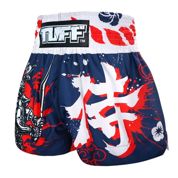 TUFF Muay Thai Shorts The Samurai MS661 displayed on a white background