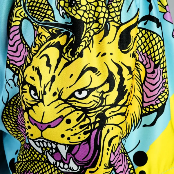 TUFF Muay Thai shorts in Tiger and Python MS685 design