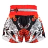 TUFF Muay Thai Shorts Tora Samurai MS660 in a black and gold design