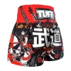 Close up of TUFF Muay Thai Shorts Tora Samurai MS660