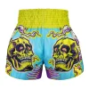 TUFF Muay Thai Shorts with Trippy Skull Design MS682