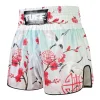 Tuff Retro Muay Thai Shorts Akai Tsuru The Red Crane Rms114 White 1 TUFF Retro Muay Thai Shorts Akai Tsuru The Red Crane RMS114