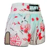 Tuff Retro Muay Thai Shorts Akai Tsuru The Red Crane Rms114 White 3 TUFF Retro Muay Thai Shorts Akai Tsuru The Red Crane RMS114