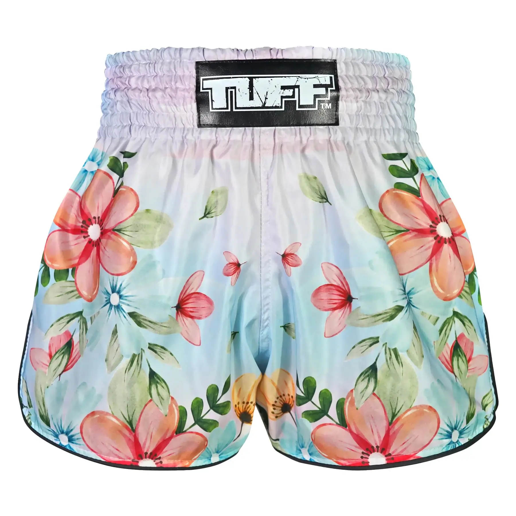 TUFF Retro Muay Thai Shorts Kibo no Hana Flower of Hope RMS115