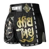 TUFF Retro Muay Thai Shorts Singha Yantra with War Flag