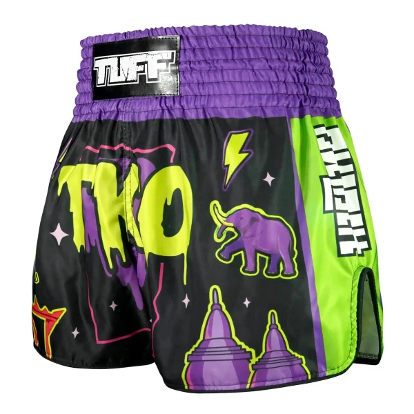TUFF Retro Muay Thai Shorts The TKO Night RMS118
