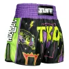 Man wearing TUFF Retro Muay Thai Shorts The TKO Night RMS118
