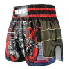 Tuff Retro Muay Thai Shorts The Undefeated Steel Spirits Rms101 Black Red 1 The TUFF Retro Muay Thai Shorts, The Undefeated Steel Spirits RMS101, in a dramatic setting