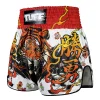 Tuff Retro Muay Thai Shorts Tora Chikara Power Of Tiger Rms110 White Red 1 TUFF Retro Muay Thai Shorts Tora Chikara Power of Tiger