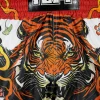 Tuff Retro Muay Thai Shorts Tora Chikara Power Of Tiger Rms110 White Red 4 TUFF Retro Muay Thai Shorts Tora Chikara Power of Tiger RMS110