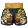 Tuff Retro Muay Thai Shorts Tora Mazuka The True Tiger Rms111 Black 2 TUFF Retro Muay Thai Shorts Tora Mazuka The True Tiger RMS111