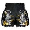Tuff Retro Muay Thai Shorts Twin Tiger Black 2 Man wearing TUFF Retro Muay Thai Shorts Twin Tiger