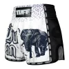 TUFF Retro Muay Thai Shorts War Elephant MSC112 design