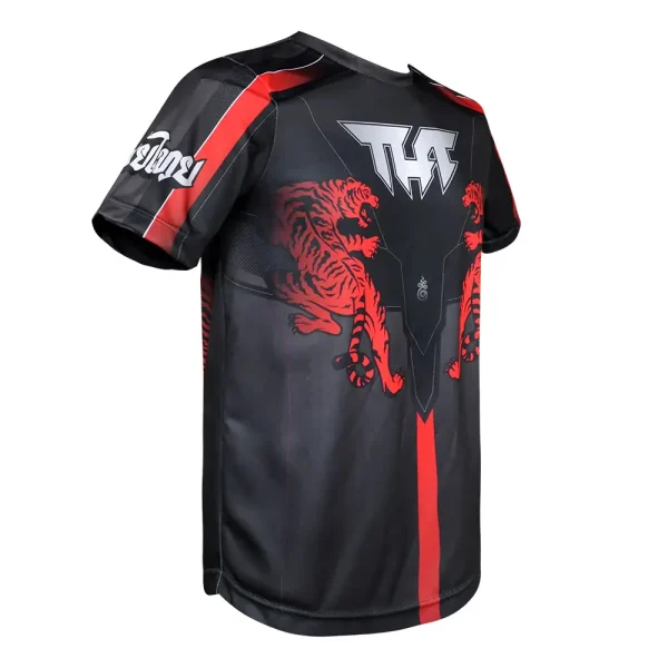 TUFF t-shirt featuring double tiger and Thai mythical forest creature design.