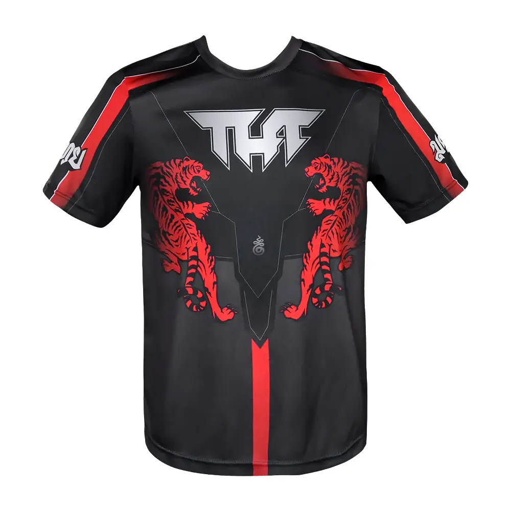 TUFF T-Shirt Double Tiger With Thai Mythical Forest Creatures