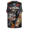 Tuff Vest Tank Top Dragon And Tiger Tt105 Black 2 TUFF Vest Tank Top Dragon and Tiger TT105 - Black in Black — front view