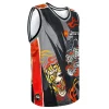 Tuff Vest Tank Top Dragon And Tiger Tt105 Black 3 TUFF Vest Tank Top Dragon and Tiger TT105 - Black in Black — waistband detail