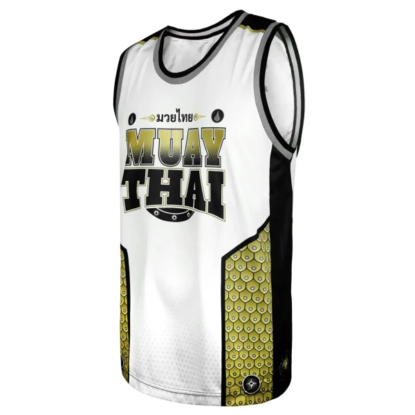 Man wearing a TUFF Vest Tank Top Golden Gladiator TT103