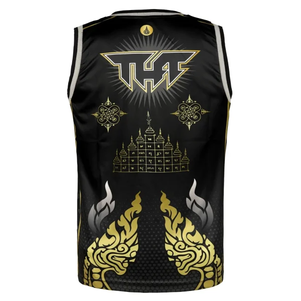 Tuff Vest Tank Top Thai King Of Naga Tt102 Black 2 TUFF Vest Tank Top Thai King Of Naga TT102