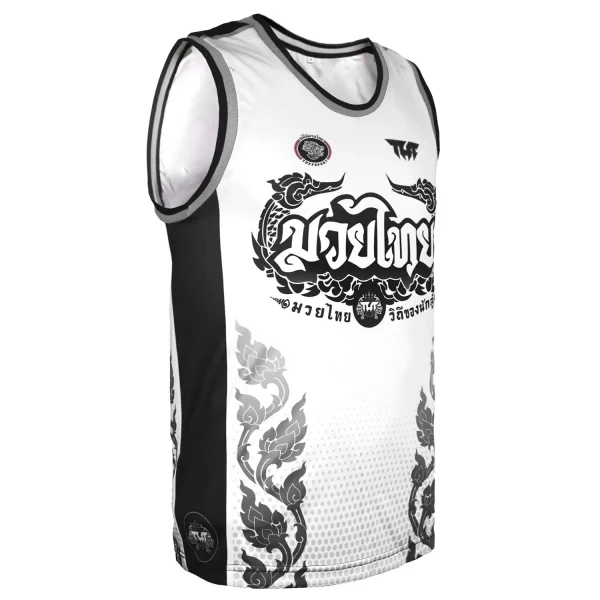 Man wearing TUFF Vest Tank Top The Great Hongsa TT101