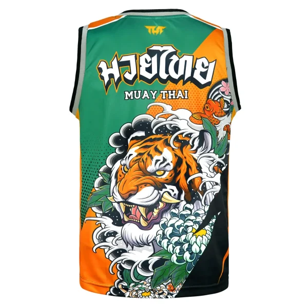 Tuff Vest Tank Top Tora Mori To Kingyo Tt107 Green Orange 2 TUFF Vest Tank Top Tora Mori to Kingyo TT107 in vibrant colors