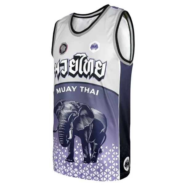A unique TUFF tank top featuring a war elephant design