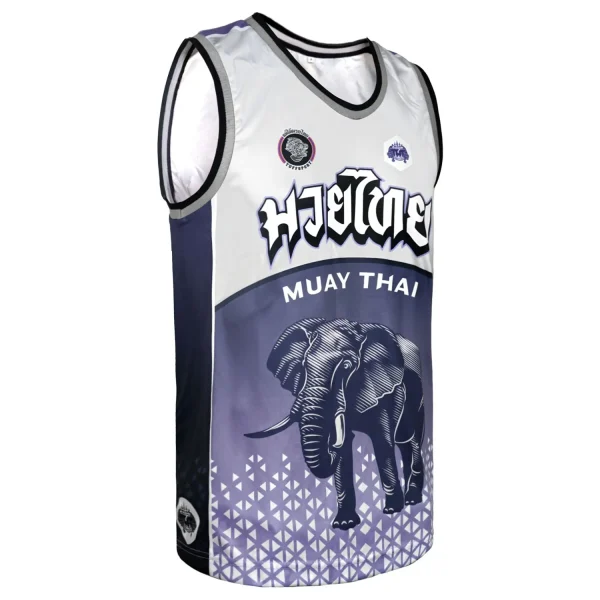 Man wearing TUFF Vest Tank Top War Elephant TT106