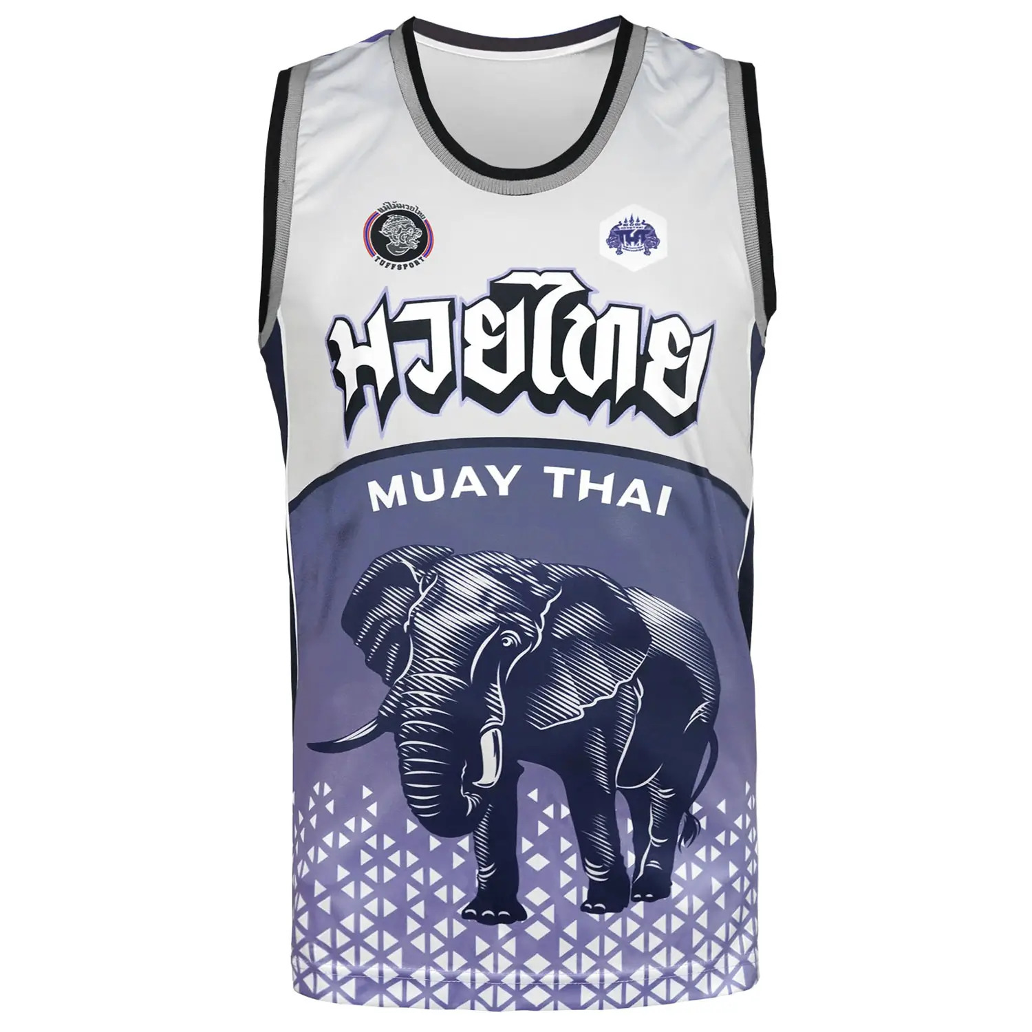 Black TUFF Vest Tank Top War Elephant TT106