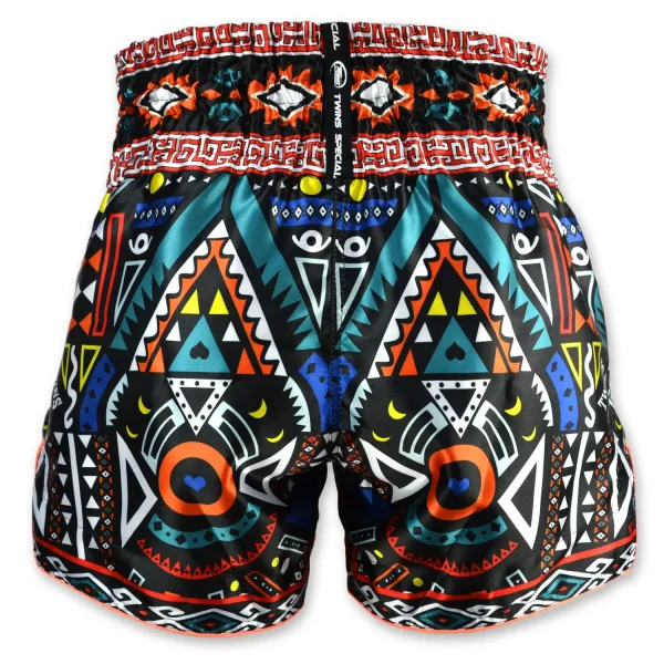 Twins Special Aztec Muay Thai Shorts Tbs57 Az Multi Coloured 2 Twins Special Aztec Muay Thai Shorts TBS57-AZ