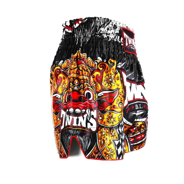 Twin girls wearing Twins Special Barong Muay Thai Shorts TBS59-BA