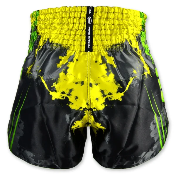 Twins Special Candy Muay Thai Shorts Tbs61 Ca Black Green 2 Twins Special Candy Muay Thai Shorts TBS61-CA