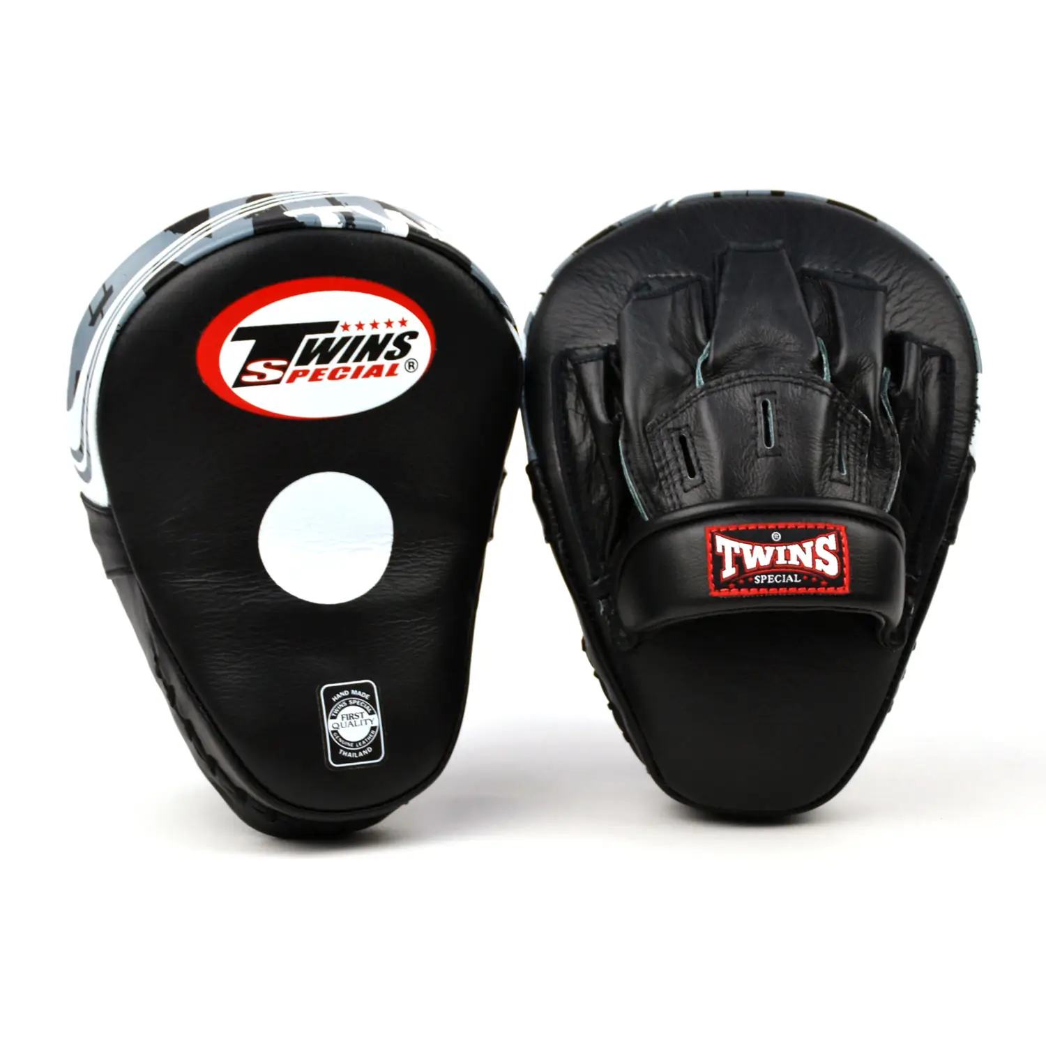 Twins Special Deluxe Curved Leather Focus Mitts PML10