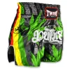Twins Special Grass Muay Thai Shorts Tbs54 Gr Black Green 2 Twins Special Grass Muay Thai Shorts TBS54-GR