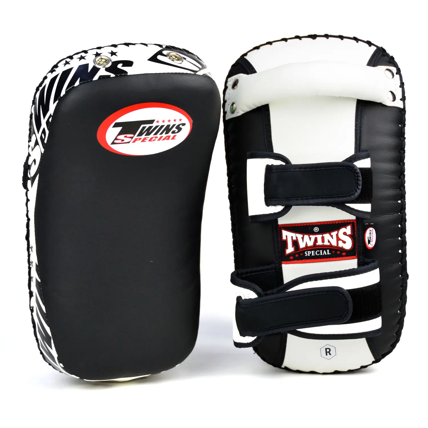 Twins Special KPS10 Light Weight Kick Pads on a neutral background