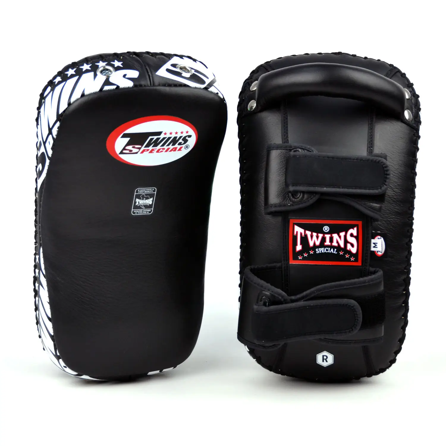 Twins Special Leather Kick Pads KPL10 in action