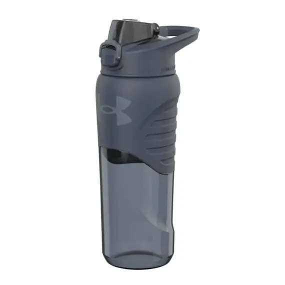 Under Armour Sideline Water Bottle in blue with black lid