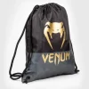 Venum Classic Drawstring Bag in black with brand logo