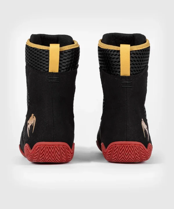 Venum Contender Boxing Shoes in Black and White.