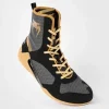 Venum Elite Boxing Shoes - Black/Beige in Black/Beige — sleeve detail