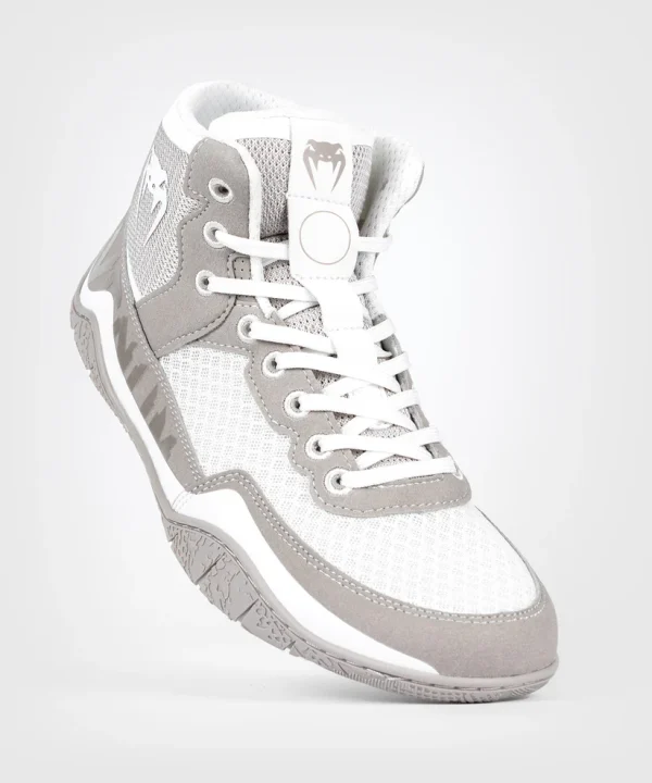 Venum Elite Wrestling Shoes - Beige/Sand in Beige/Sand — front view