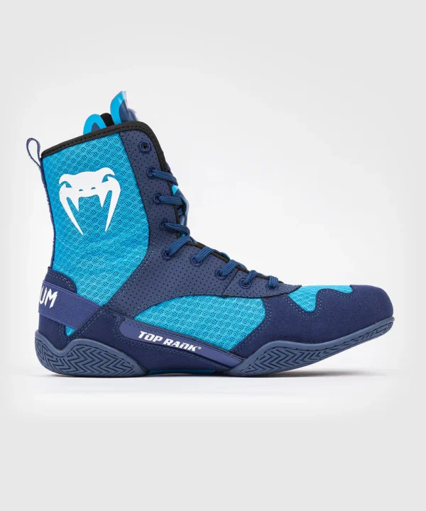 Venum X Top Rank Original Boxing Shoes Blue 2 Venum x Top Rank Original Boxing Shoes on a white background