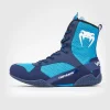 Venum X Top Rank Original Boxing Shoes Blue 4 Venum x Top Rank Original Boxing Shoes in action on a boxing ring.