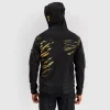 Man wearing Venum x UFC Fusion Authentic Fight Night Men's Walkout Hoodie