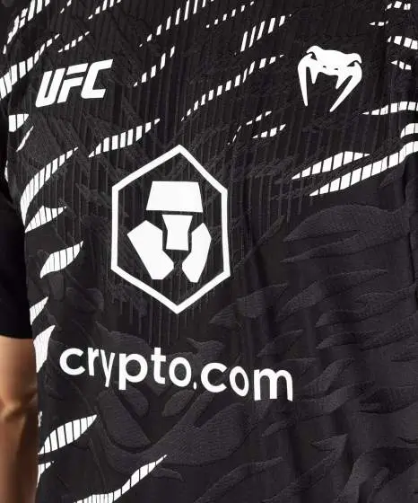 Venum x UFC Fusion Authentic Fight Night Men's Walkout Jersey on a black background.