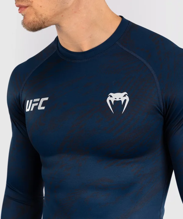 Man wearing a Venum x UFC Fusion Fight Week Long Sleeve Rashguard