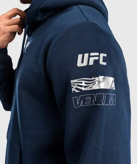 Man wearing Venum x UFC Fusion Fight Week Men's Pullover Hoodie