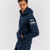 Man wearing Venum x UFC Fusion Fight Week Men's Pullover Hoodie.