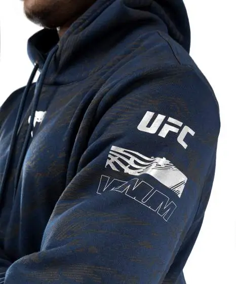 Man wearing Venum x UFC Fusion Fight Week Men's Pullover Hoodie