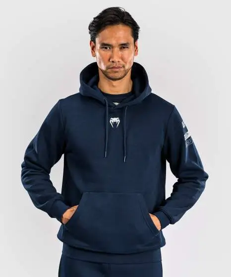 Man wearing Venum x UFC Fusion Fight Week Men's Pullover Hoodie